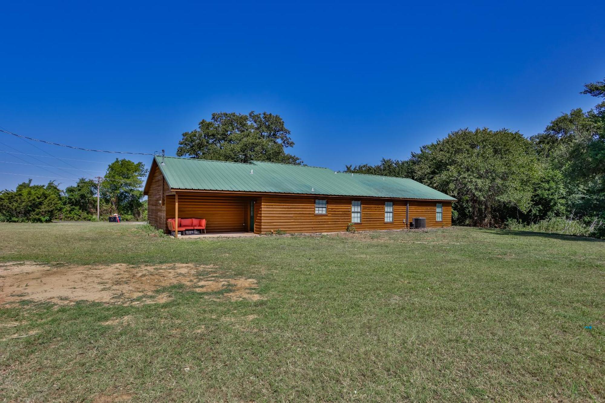 Tranquil 3-Bedroom Cabin Near Winstar Casino Thackerville Esterno foto